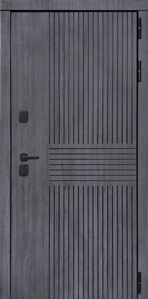 Входная дверь ДвериПРО Берген ФЛ-700 (10мм, ясень грей) DPRO200255 внешняя сторона